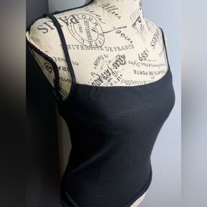 J.Crew Stretch cotton shelf-bra tank top NWT Size S